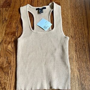 Forever 21 tan tanktop